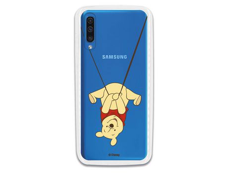 Funda para Samsung Galaxy A70 Oficial de Disney Winnie Columpio - Winnie The Pooh