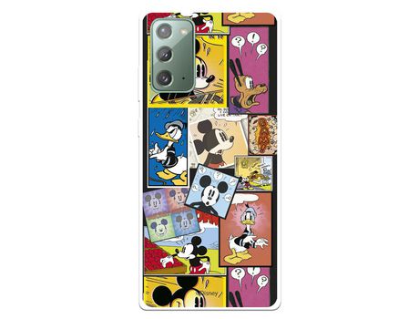 Funda para Samsung Galaxy Note20 Oficial de Disney Mickey Comic - Clásicos Disney