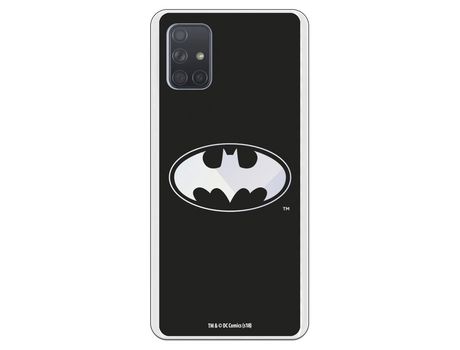 Funda para Samsung Galaxy A71 Oficial de DC Comics Batman Logo Transparente - DC Comics