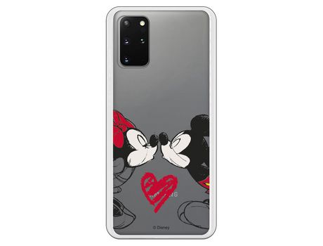 Funda para Samsung Galaxy S20 Plus Oficial de Disney Mickey y Minnie Beso - Clásicos Disney