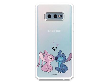 Funda para Samsung Galaxy S10e Oficial de Disney Angel & Stitch Beso - Lilo & Stitch