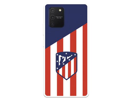 Funda para Samsung Galaxy A91 del Atleti Escudo Fondo Atletico - Licencia Oficial