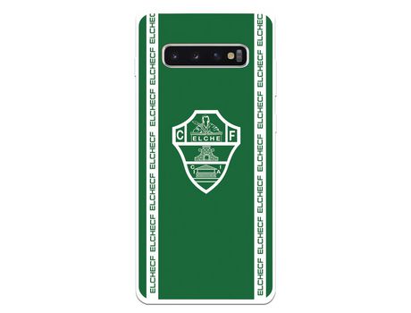 Funda para Samsung Galaxy S10 5G del Elche CF Escudo Fondo Verde - Licencia Oficial Elche CF