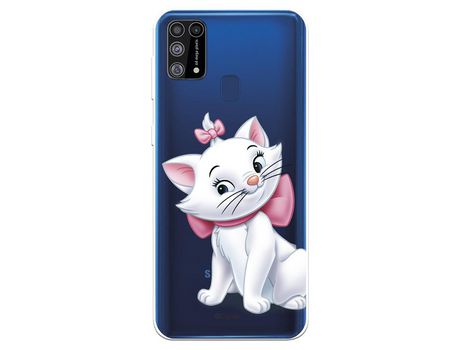 Funda para Samsung Galaxy M31 Oficial de Disney Marie Silueta - Los Aristogatos