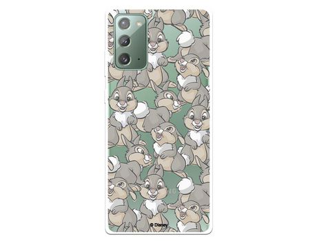 Funda para Samsung Galaxy Note20 Oficial de Disney Tambor Patrones - Bambi