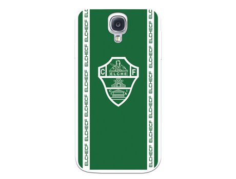 Funda para Samsung Galaxy S4 del Elche CF Escudo Fondo Verde - Licencia Oficial Elche CF