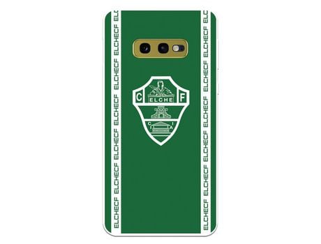 Funda para Samsung Galaxy S10e del Elche CF Escudo Fondo Verde - Licencia Oficial Elche CF