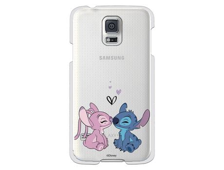 Funda para Samsung Galaxy S5 Oficial de Disney Angel & Stitch Beso - Lilo & Stitch