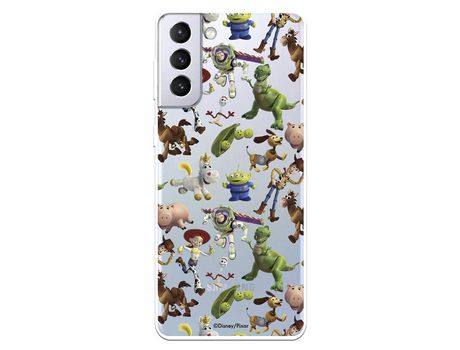Funda para Samsung Galaxy S21 Plus Oficial de Disney Muñecos Toy Story Siluetas - Toy Story