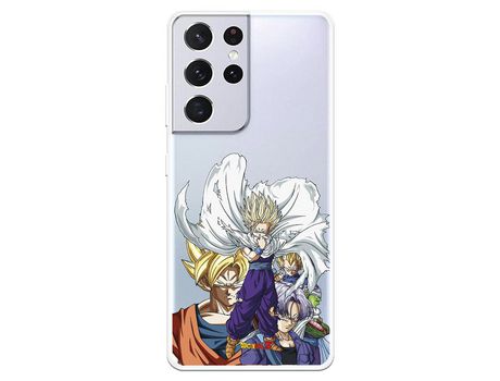 Funda para Samsung Galaxy S21 Ultra Oficial de Dragon Ball Guerreros Saiyans - Dragon Ball