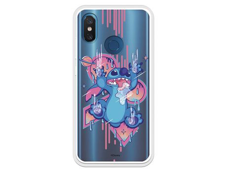 Funda para Xiaomi Mi 8 Oficial de Disney Stitch Graffiti - Lilo & Stitch
