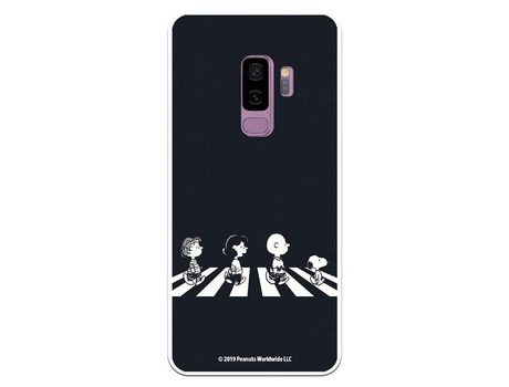 Funda para Samsung Galaxy S9 Plus Oficial de Peanuts Personajes Beatles - Snoopy