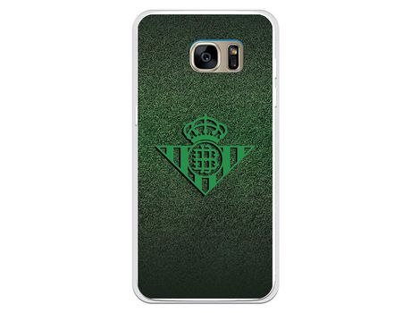 Funda para Samsung Galaxy S7 Edge del Betis Escudo Verde Fondo trama - Licencia Oficial