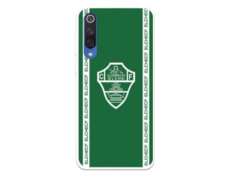 Funda para Xiaomi Mi 9 SE del Elche CF Escudo Fondo Verde - Licencia Oficial Elche CF