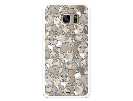 Funda para Samsung Galaxy S7 Edge Oficial de Disney Tambor Patrones - Bambi