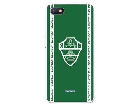 Funda para Xiaomi Redmi 6A del Elche CF Escudo Fondo Verde - Licencia Oficial Elche CF