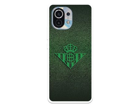 Funda para Xiaomi Mi 11 del Betis Escudo Verde Fondo trama - Licencia Oficial