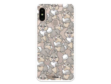 Funda para Xiaomi Mi A2 Lite Oficial de Disney Tambor Patrones - Bambi