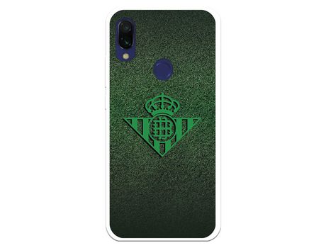 Funda para Xiaomi Redmi 7A del Betis Escudo Verde Fondo trama - Licencia Oficial