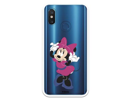 Funda para Xiaomi Mi 8 Oficial de Disney Minnie Rosa - Clásicos Disney
