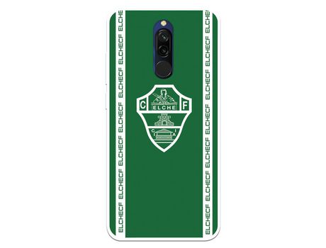 Funda para Xiaomi Redmi 8 del Elche CF Escudo Fondo Verde - Licencia Oficial Elche CF