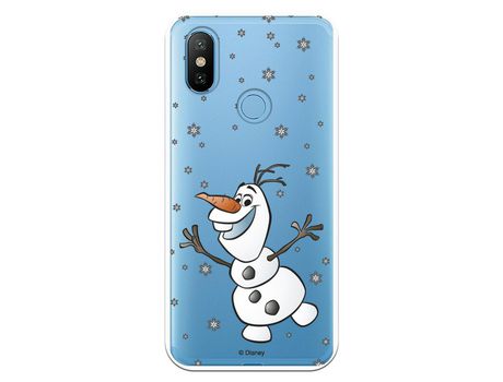 Funda para Xiaomi MI A2 Oficial de Disney Olaf Transparente - Frozen