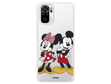 Funda para Xiaomi Redmi Note 10 Oficial de Disney Mickey y Minnie Posando - Clásicos Disney
