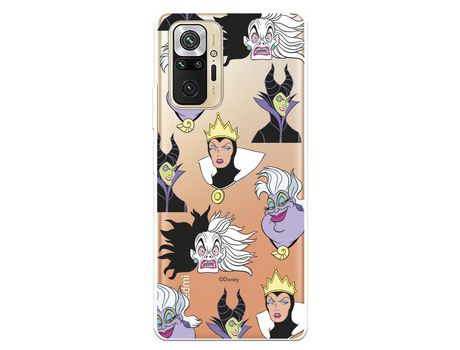 Funda para Xiaomi Redmi Note 10 Pro Oficial de Disney Villanas Patrón