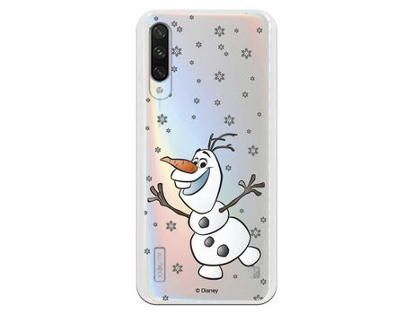 Funda para Xiaomi Mi A3 Oficial de Disney Olaf Transparente - Frozen