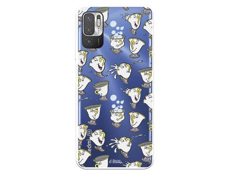 Funda para Xiaomi Redmi Note 10 5G Oficial da Disney Chip Potts Siluetas La Bella y la Bestia