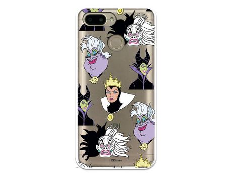 Funda para Xiaomi Redmi 6 Oficial de Disney Villanas Patrón