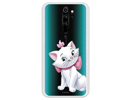 Funda para Xiaomi Redmi Note 8 Pro Oficial de Disney Marie Silueta - Los Aristogatos