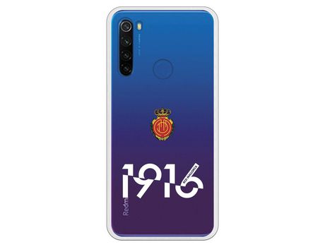 Funda para Xiaomi Redmi Note 8T del Mallorca RCD Mallorca 1916 Transparente - Licencia Oficial RCD Mallorca