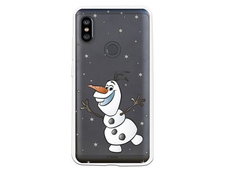 Funda para Xiaomi Redmi Note 6 Oficial de Disney Olaf Transparente - Frozen