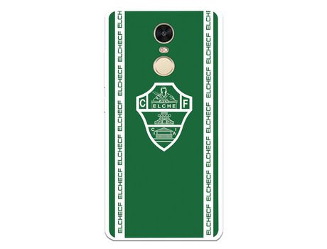 Funda para Xiaomi Redmi 3 Pro del Elche CF Escudo Fondo Verde - Licencia Oficial Elche CF