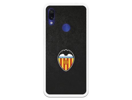 Funda para Xiaomi Redmi Note 7 del Valencia Franjas Negras - Licencia Oficial Valencia CF