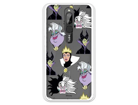 Funda para Xiaomi Redmi 8 Oficial de Disney Villanas Patrón