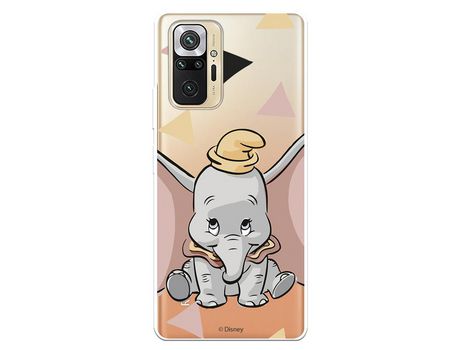 Funda para Xiaomi Redmi Note 10 Pro Oficial de Disney Dumbo Silueta Transparente - Dumbo