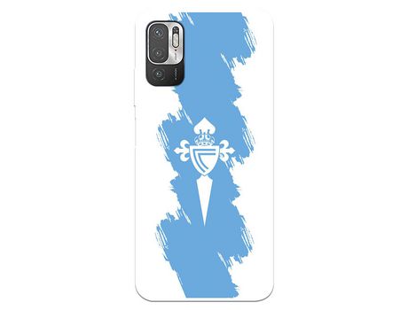 Funda para Xiaomi Redmi Note 10 5G del Celta Escudo Trazo azul - Licencia Oficial RC Celta