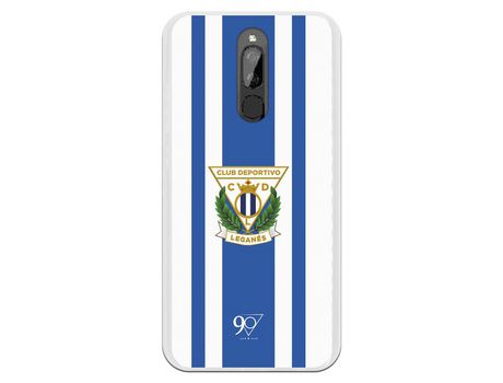 Funda para Xiaomi Redmi 8 del Leganés blanquiazul manchas blancas - Licencia Oficial