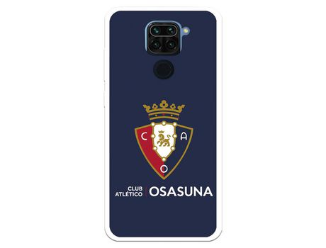 Funda para Xiaomi Redmi Note 9 del Osasuna Escudo Fondo azul - Licencia Oficial CA Osasuna