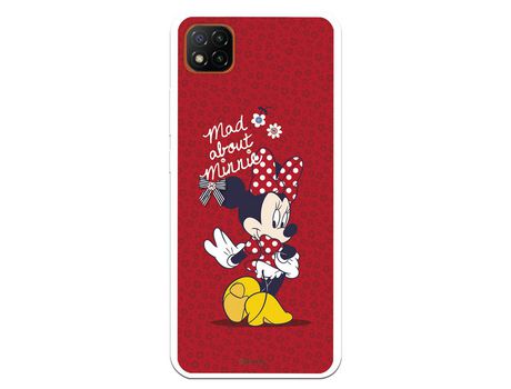 Funda para Xiaomi Redmi 9C Oficial de Disney Minnie Mad About - Clásicos Disney