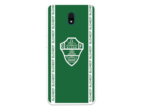 Funda para Xiaomi Redmi 8A del Elche CF Escudo Fondo Verde - Licencia Oficial Elche CF