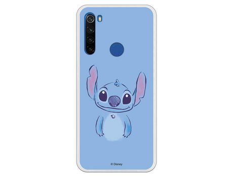 Funda para Xiaomi Redmi Note 8T Oficial de Disney Stitch azul - Lilo & Stitch