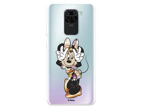 Funda para Xiaomi Redmi Note 9 Oficial de Disney Minnie Posando - Clásicos Disney