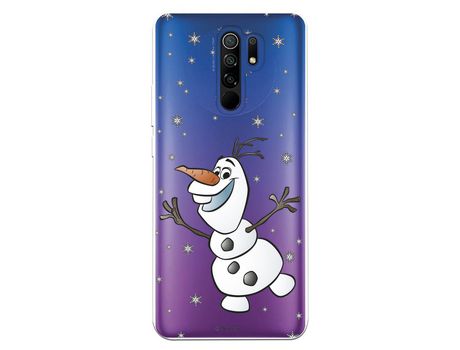 Funda para Xiaomi Redmi 9 Oficial de Disney Olaf Transparente - Frozen