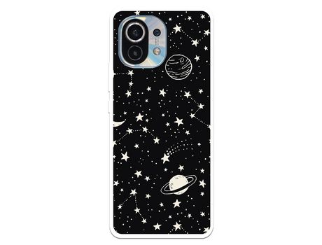 Funda Planetas fondo negro para Xiaomi Mi 11