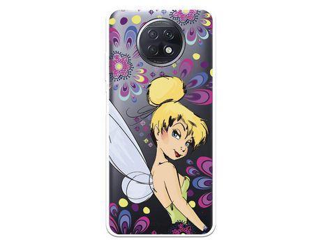 Funda para Xiaomi Redmi Note 9T Oficial de Disney Campanilla Flores - Peter Pan