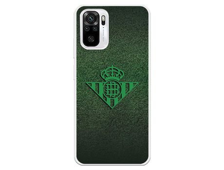 Funda para Xiaomi Redmi Note 10 del Betis Escudo Verde Fondo trama - Licencia Oficial