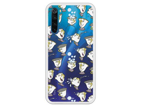 Funda para Xiaomi Redmi Note 8 Oficial da Disney Chip Potts Siluetas La Bella y la Bestia
